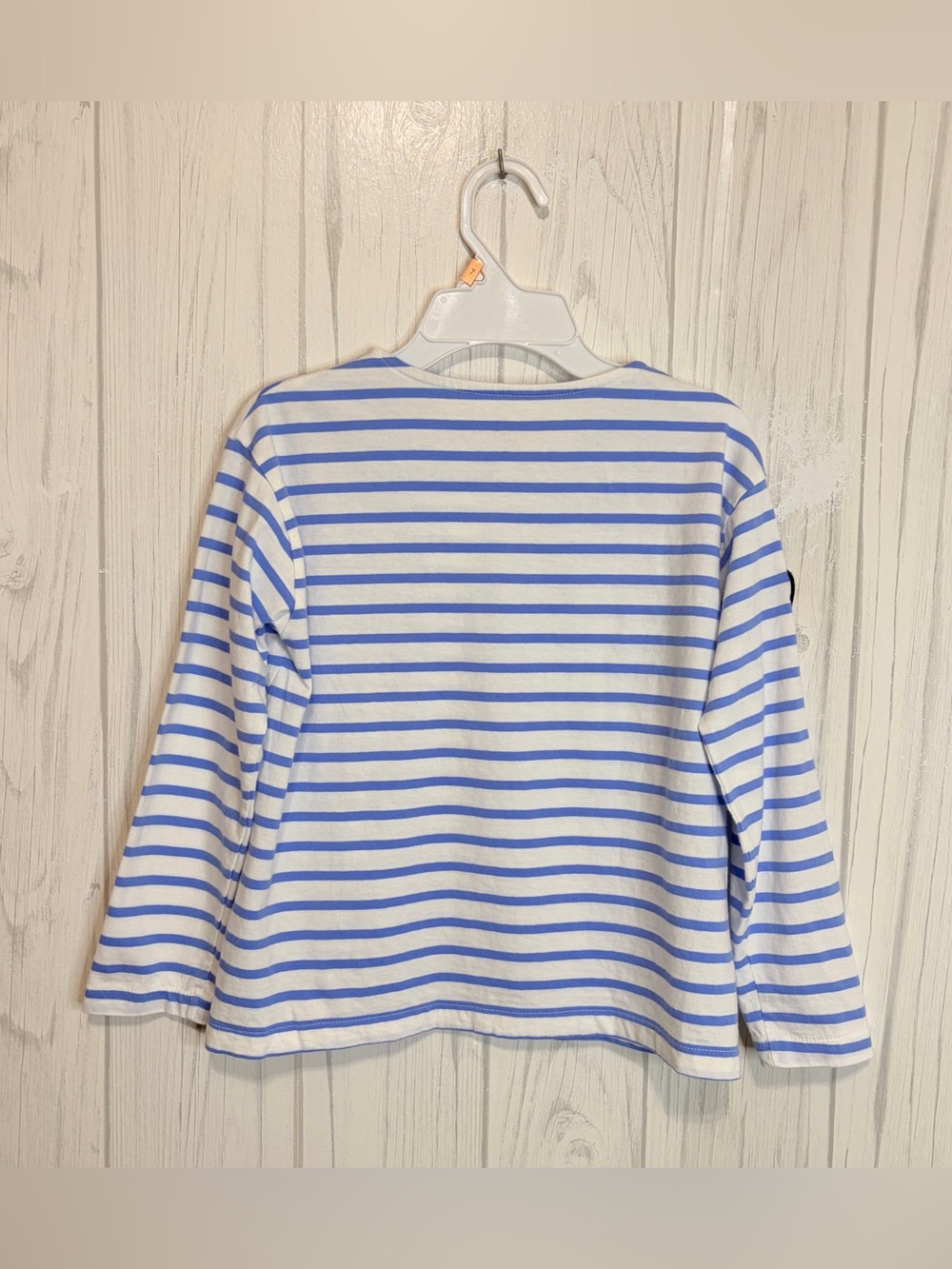 GIRLS VINEYARD VINES Flashy Whale Rainbow Striped Long-Sleeve Tee, Small - Picture 5 of 10